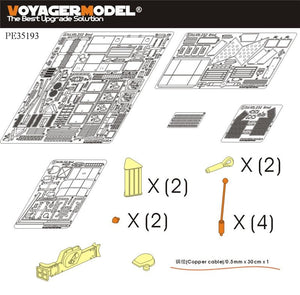 Voyager Model PE35193 WWII German Sd.Kfz.232 8 ROD early version for TAMIYA Kit 1/35 – Bild 2