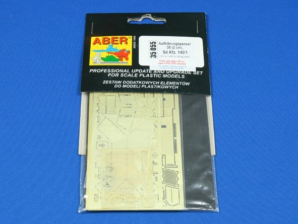Aber 35055 Aufklärungspanzer 38 (2 cm) Sd.Kfz. 140/1 (VM,MAQUETTE) 1/35 – immagine 3