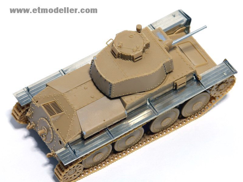 E.T. Model EA35-002 WWII German Pz.Kpfw.38(t) Ausf.B/E/F/G Fender For TRISTAR Kit 1/35 – immagine 4