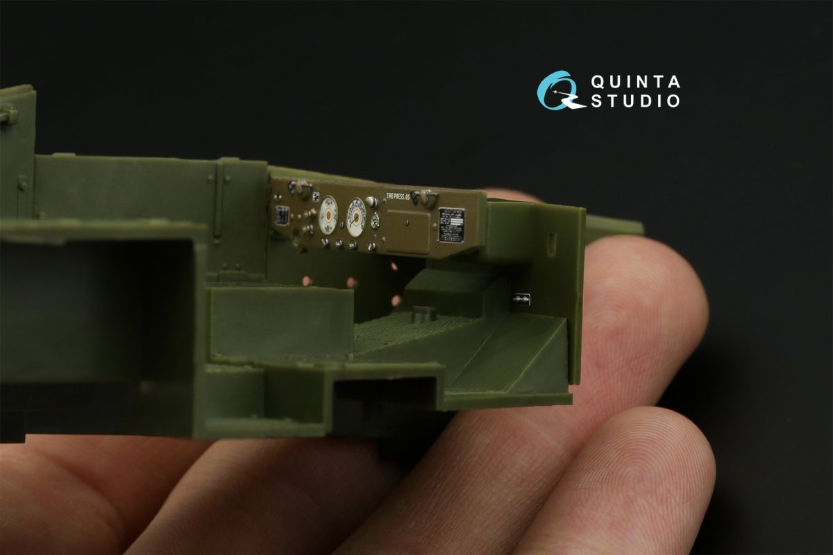 Quinta Studio QD35088 M3A1 Scout 3D-Printed &amp;amp; coloured Interior on decal paper (Zvezda) 1/35 – Bild 7
