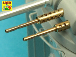 Aber 35L-274 Armament for French Light Armoured Car AML-60-7, barrel for 7,62mm Macxhine guns x 2 pcs. 90mm mortar 1/35 – Bild 3