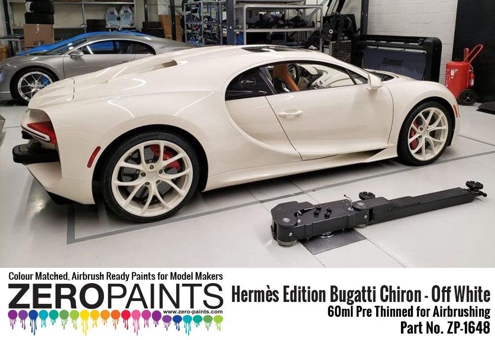 Zero Paints 1648 Hermès Edition Bugatti Chiron Off White 60ML – immagine 4