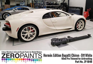 Zero Paints 1648 Hermès Edition Bugatti Chiron Off White 60ML – immagine 4