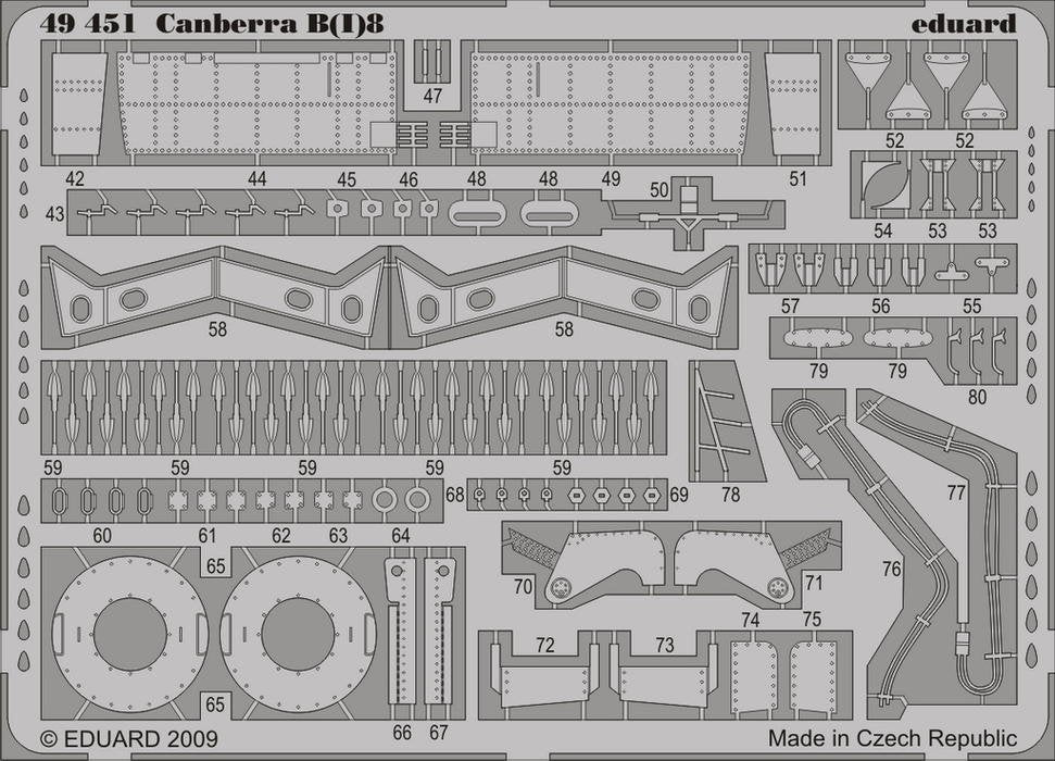Eduard 49451 Canberra B(I)8 SA 1/48 Airfix