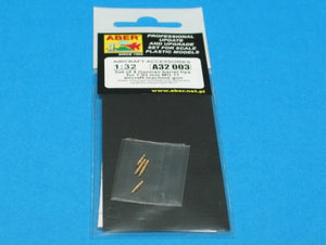 Aber A32003 Set of 4 barrels tips for German 7,92 mm MG 17 aircraft machine guns 1/32 – Bild 3