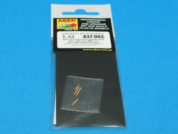 Aber A32003 Set of 4 barrels tips for German 7,92 mm MG 17 aircraft machine guns 1/32 – Bild 3