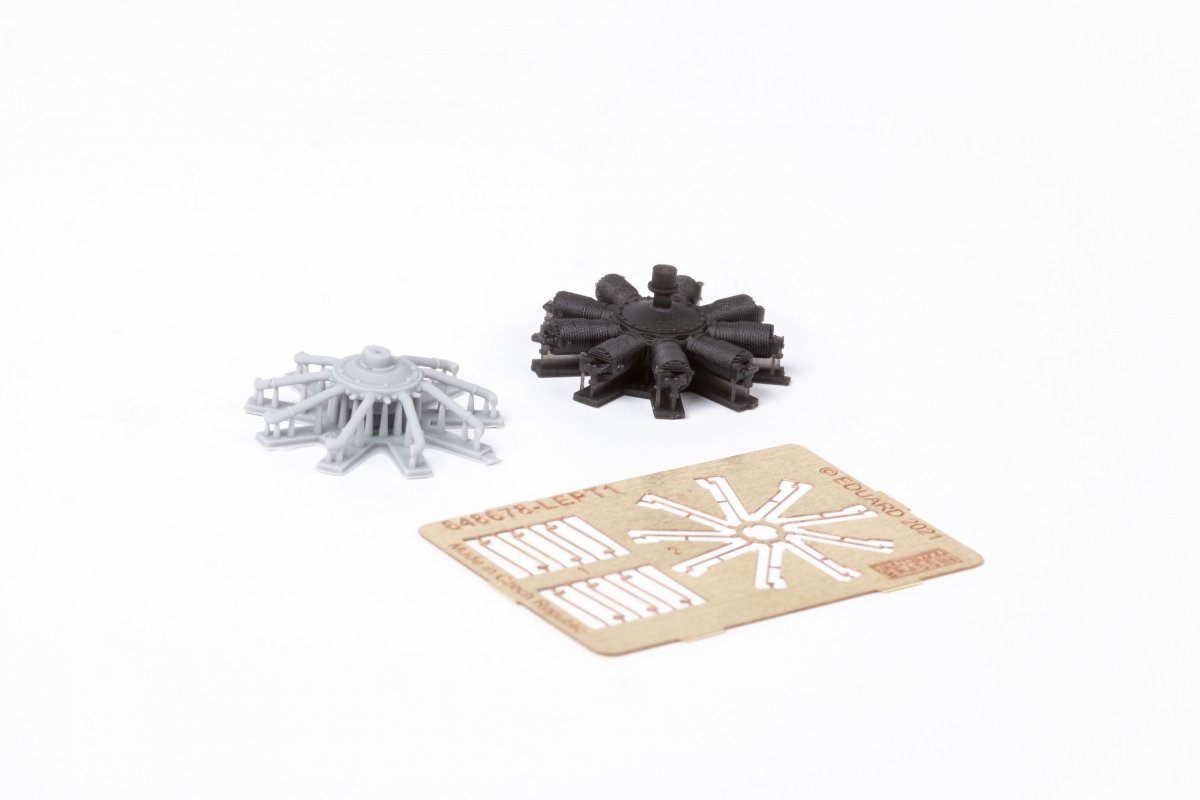 Eduard 648678 Sopwith Camel Le Rhone engine PRINT EDUARD 1/48 – immagine 5
