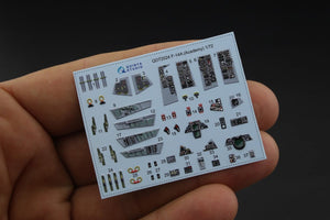 Intérieur imprimé en 3D et coloré sur papier décalcomanie Quinta Studio QD72024 F-14A (pour maquette Academy) au 1/72 – image 2