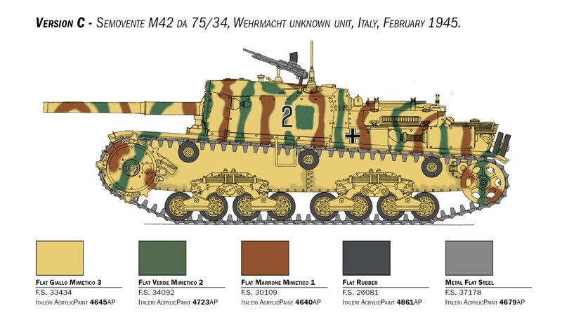 Italeri 6584 Semovente M42 da 75/34 1/35 – image 7