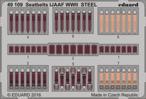 Eduard BIG49343 Seatbelts WWII Axis AF STEEL 1/48 – imagen 5