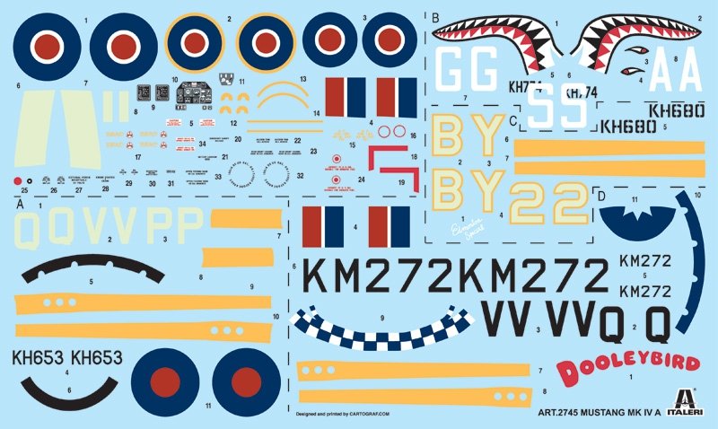 Italeri 2745 Mustang Mk.IV 1/48 – Bild 2