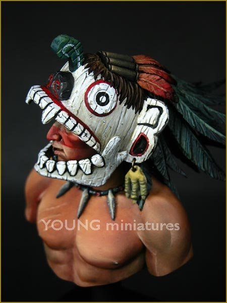 Young Miniatures YH1819 Aztec Warrior 1/10 – Bild 6