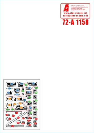 Star Decals 72-A1158 War in Ukraine # 19. Russian BMP-3 in 2022-23 1/72 – image 3
