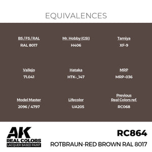 AK Interactive RC864 Rotbraun-Red Brown RAL 8017 17 ml – Bild 3
