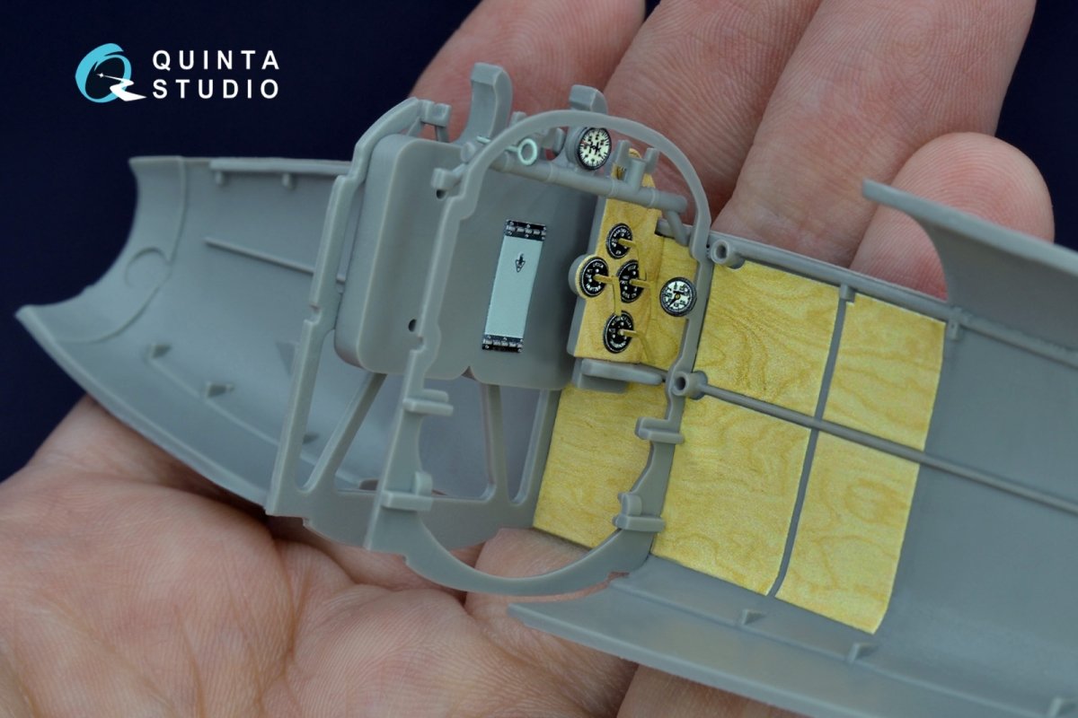 Quinta Studio QD32071 Albatros D.III OAW 3D-Printed &amp;amp; coloured Interior on decal paper (for Roden kit) 1/32 – zdjęcie 12