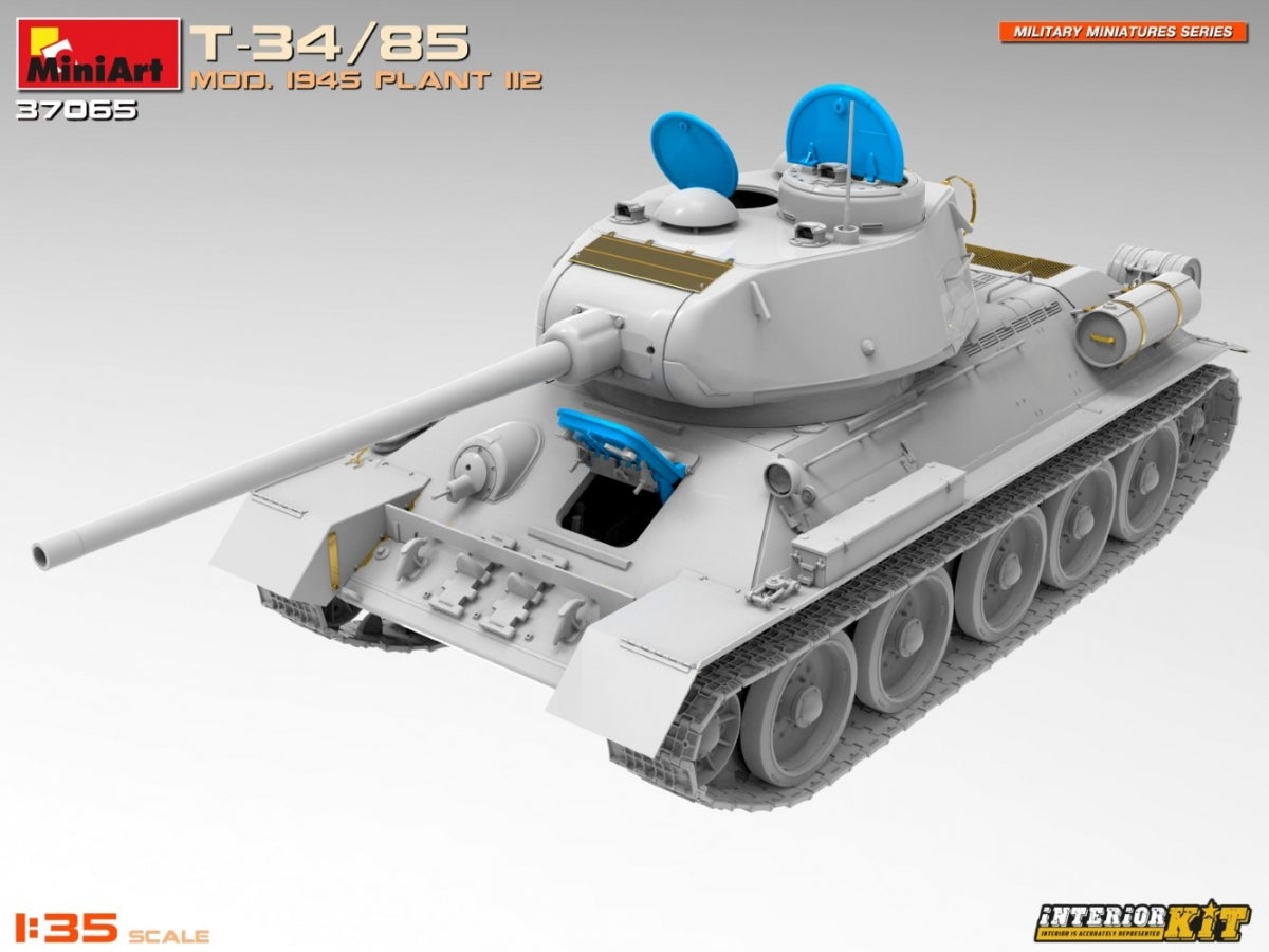 MiniArt 37065 T-34/85 MOD. 1945. PLANT 112. INTERIOR KIT 1/35 – zdjęcie 4