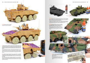 AK Interactive AK130017 MODELING MODERN ARMORED FIGHTING 8X8 VEHICLES (PL/EN) – immagine 4
