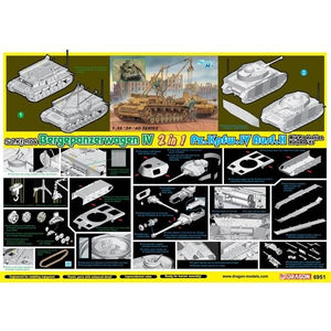 Dragon 6951 BERGEPANZER IV / Pz.IV H (2 IN 1) 1/35