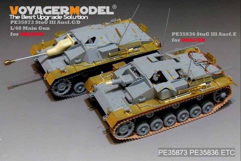 Voyager modèle PE35873 WWII allemand StuG.III Ausf.C/D Basic pour DRAGON 1/35 – image 7