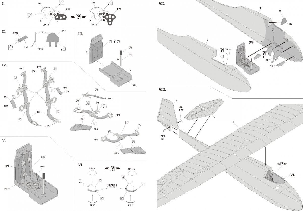 Fly 48020 Grunau Baby IIB Sweden 1/48 – imagen 6