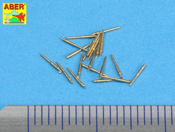 Aber 350L-25 Set of 20 pcs 28 mm (1,1in) L/75Mk.1 barrels for US Navy ships 1/350 – Bild 3