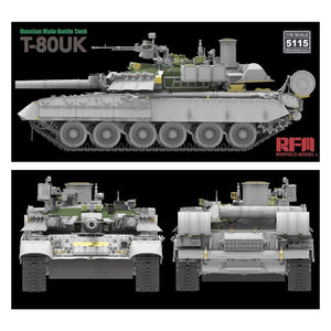 Rye Field Model 5115 Russian T-80UK Main Battle tank 1/35 – imagen 4