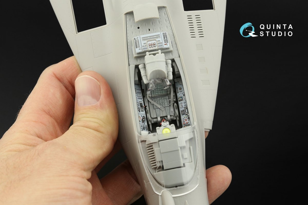 Quinta Studio QD32176 MiG-29A NATO service 3D-Printed &amp;amp; coloured Interior on decal paper (Trumpeter) 1/32 – Bild 14