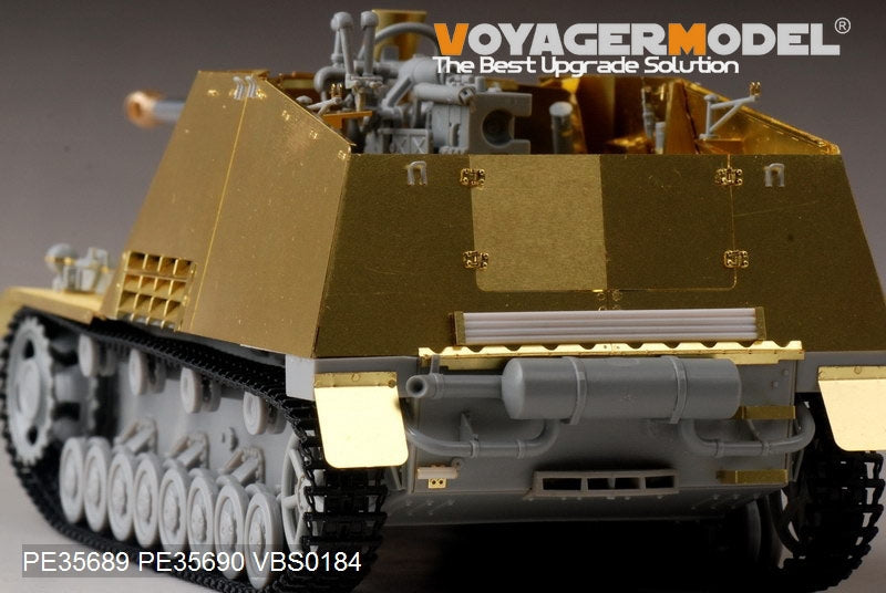 Voyager Model PE35690 WWII German Sd.Kfz.164 Nashorn Amour Plate/Fenders For DRAGON 6387 / 6165 / 6166 / 6314 1/35 – imagen 4