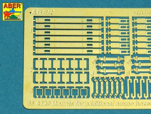 Supports Aber 35A129 pour boîtes de munitions supplémentaires utilisées sur les tanka soviétiques comme : T-54 ; T-55 ou T-62 (1/35) – image 3
