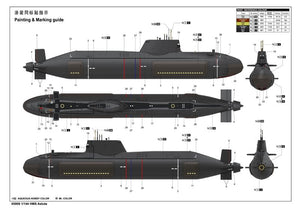 Trumpeter 05909 HMS Astute 1/144 – immagine 4