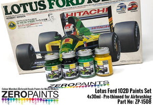 Zero Paints ZP-1508 Lotus Ford 102D Paint Set 4x30ml – imagen 3