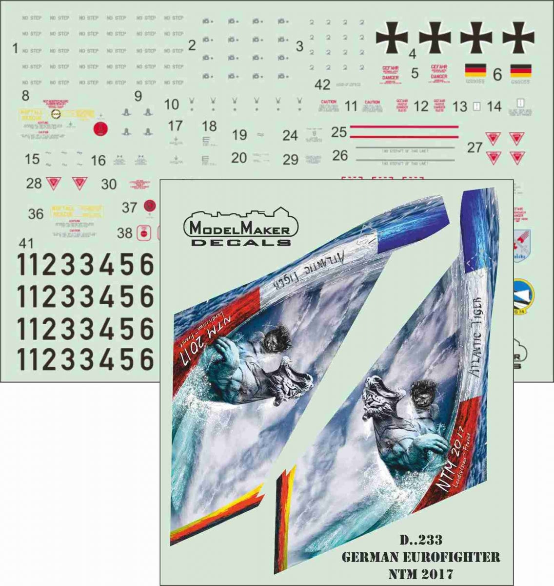 ModelMaker Decals D48233 German Eurofighter NATO Tiger Meet 2017 1/48 – image 2