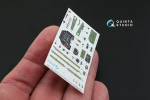Quinta Studio QD48065 P-51D (Early) 3D-Printed &amp;amp; coloured Interior on decal paper (for Eduard kit) 1/48 – imagen 3