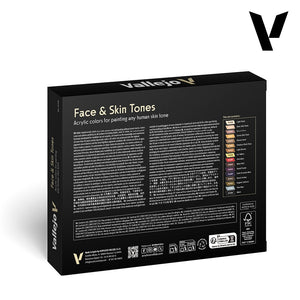 Vallejo 70258 Face &amp;amp; Skin Tones 16x18ml – immagine 4