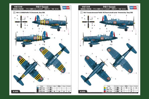 Hobby Boss 80392 F4U-7 Corsair 1/48 – immagine 3