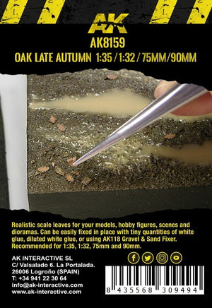 AK Interactive AK8159 OAK LATE AUTUMN LEAVES 75MM / 90MM 1/32 1/35 – Bild 3