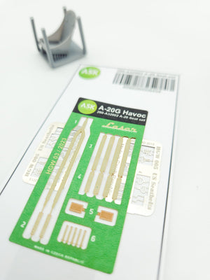 Art Scale Kit A32002 A-20 Havoc - Seat Set - Early Type with Textile Seat Belts and PE Belt Buckles 1/32 – imagen 3