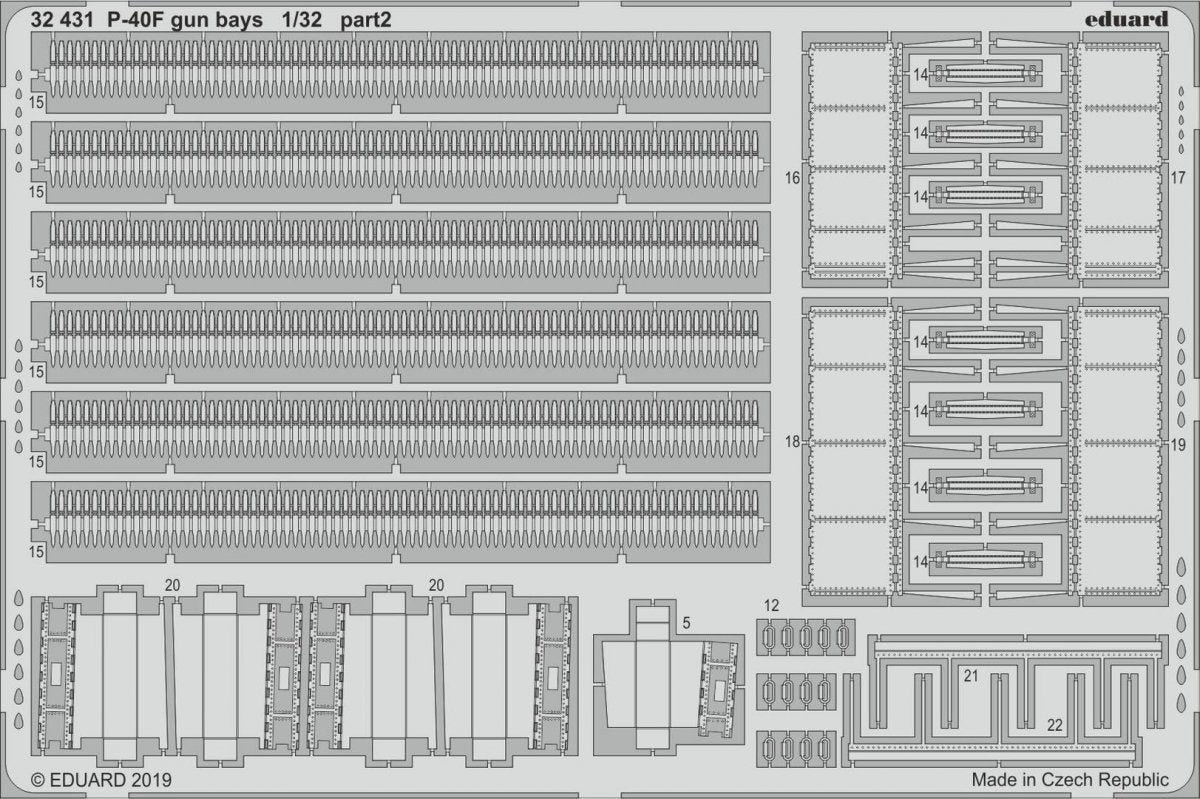 Eduard BIG3398 P-40F 1/32 TRUMPETER – zdjęcie 10