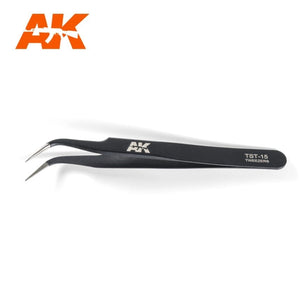 AK Interactive AK9007 PRECISE CURVED TWEEZERS – immagine 2