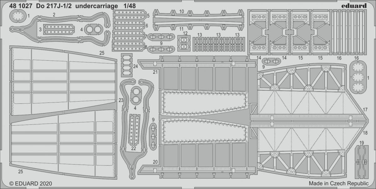 Eduard BIG49266 Do 217J-1/2 1/48 ICM – imagen 9