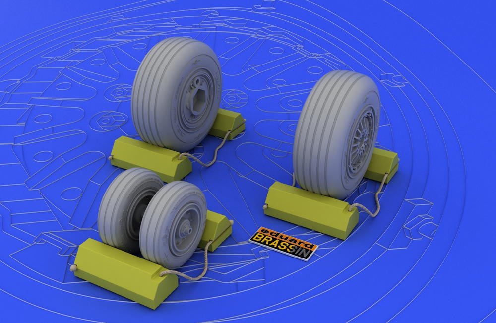 Eduard 632005 F-4C/ D/E/ F/G wheels 1/32 (Tamiya) – zdjęcie 2