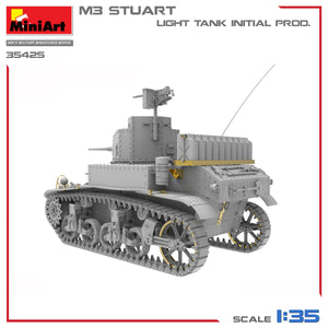 MiniArt 35425 M3 STUART LIGHT TANK, INITIAL PROD 1/35 – immagine 5