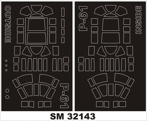 Montex SM32143 P-61 BLACK WIDOW HOBBY BOSS
