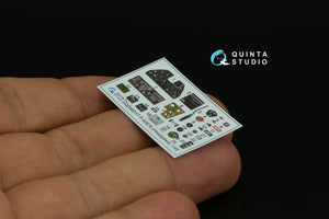 Quinta Studio QD48317 P-40E/K 3D-Printed &amp;amp; coloured Interior on decal paper (Hasegawa) 1/48 – imagen 3