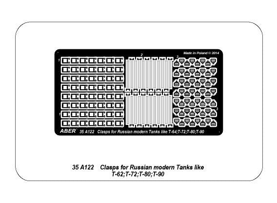 Aber 35A122 Clasps for Russian modern Tanks like T-64;T-72;T-80;T-90 1/35 – Bild 8