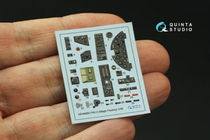 Quinta Studio QD48460 F4U-2 Corsair 3D-Printed coloured Interior on decal paper (Magic Factory) 1/48 – Bild 3
