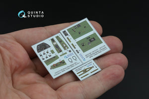 Intérieur coloré imprimé en 3D sur papier décalcomanie Quinta Studio QD72196 Bristol Beaufighter Mk.I (Hasegawa/MPM/Hobby2000) 1/72 – image 3