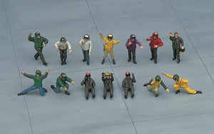 Hasegawa X48-6 U.S. NAVY PILOT DECK CREW SET C 1/48 – immagine 2