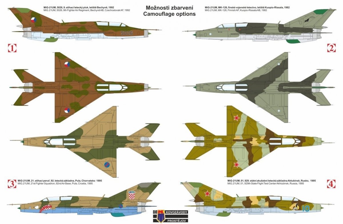 Kovozavody Prostejov KPM0132 MiG-21UM &amp;quot;Mongol B&amp;quot; 1/72 – imagen 2