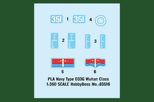 Hobby Boss 83516 PLA Navy Type 033G Wuhan Class 1/350 – immagine 3